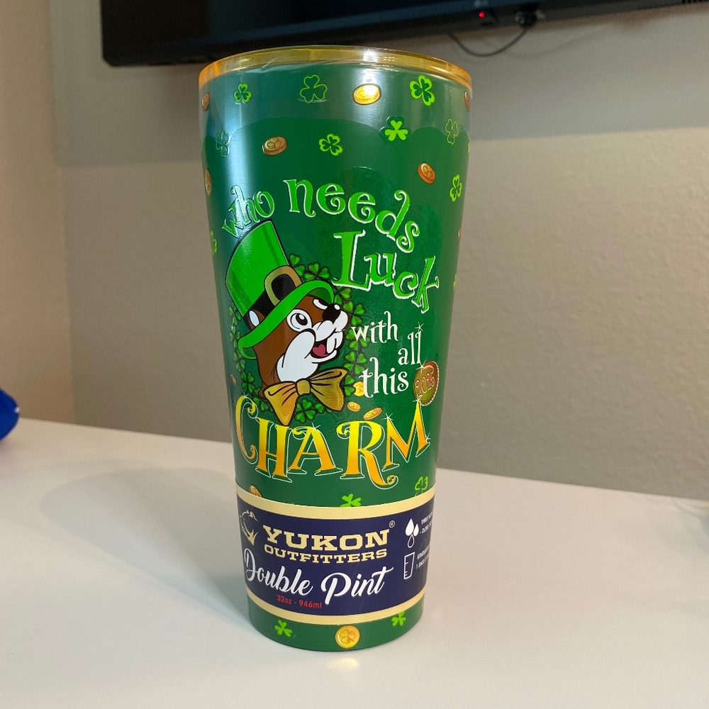 Buc-ee’s Stainless Steel St. Patrick’s Day Tumbler